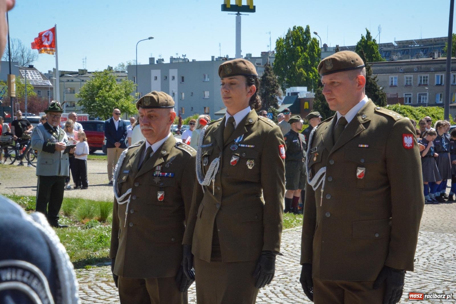 Zdjęcie w galerii na portalu naszraciborz.pl: Obchody Święta Narodowego Trzeciego Maja w Raciborzu [FOTO i WIDEO] wiadomości z regionu