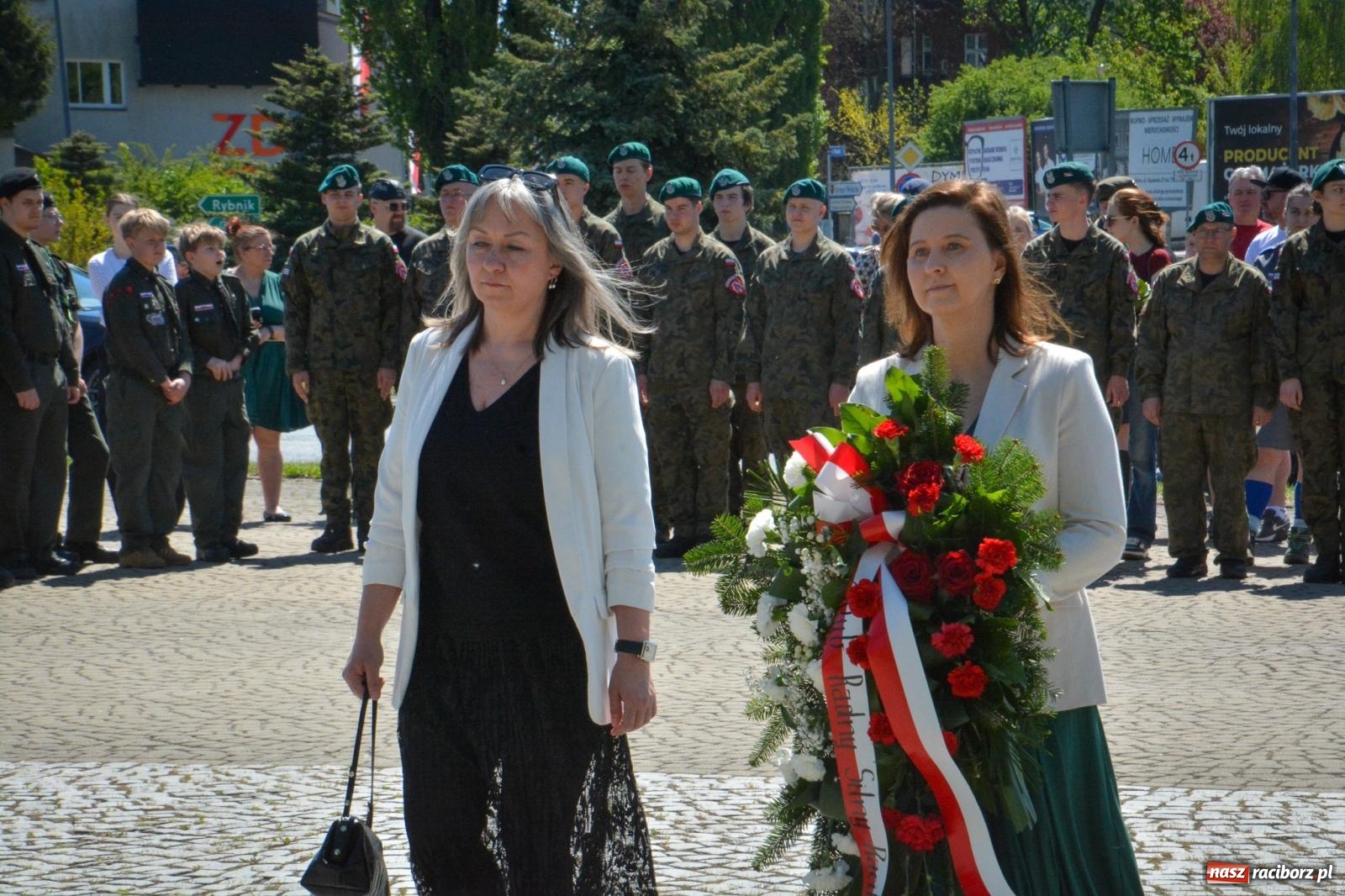 Zdjęcie w galerii na portalu naszraciborz.pl: Obchody Święta Narodowego Trzeciego Maja w Raciborzu [FOTO i WIDEO] wiadomości z regionu