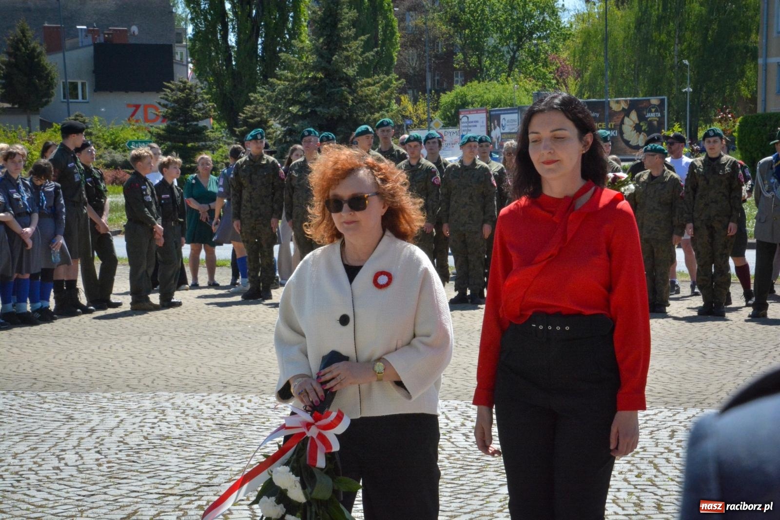 Zdjęcie w galerii na portalu naszraciborz.pl: Obchody Święta Narodowego Trzeciego Maja w Raciborzu [FOTO i WIDEO] wiadomości z regionu