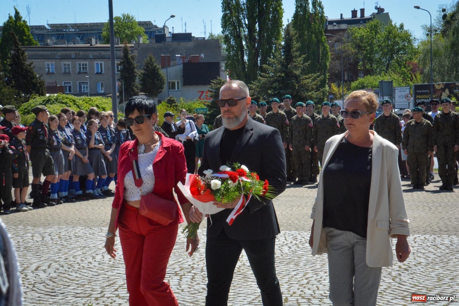 Zdjęcie w galerii na portalu naszraciborz.pl: Obchody Święta Narodowego Trzeciego Maja w Raciborzu [FOTO i WIDEO] wiadomości z regionu