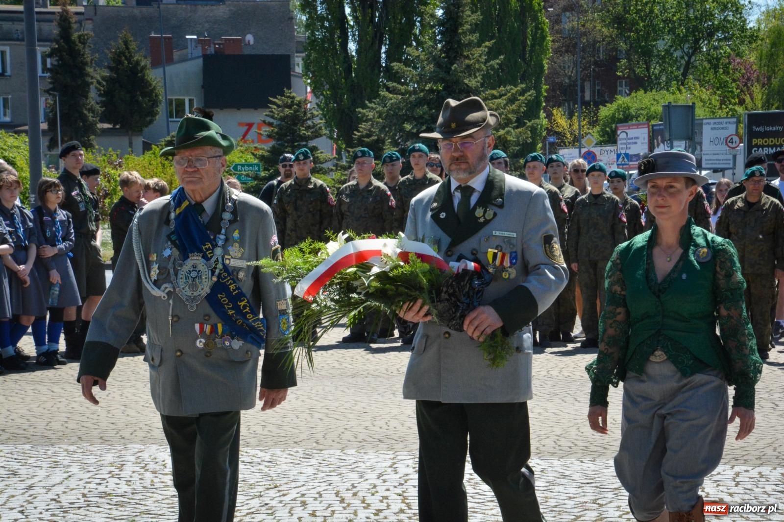 Zdjęcie w galerii na portalu naszraciborz.pl: Obchody Święta Narodowego Trzeciego Maja w Raciborzu [FOTO i WIDEO] wiadomości z regionu