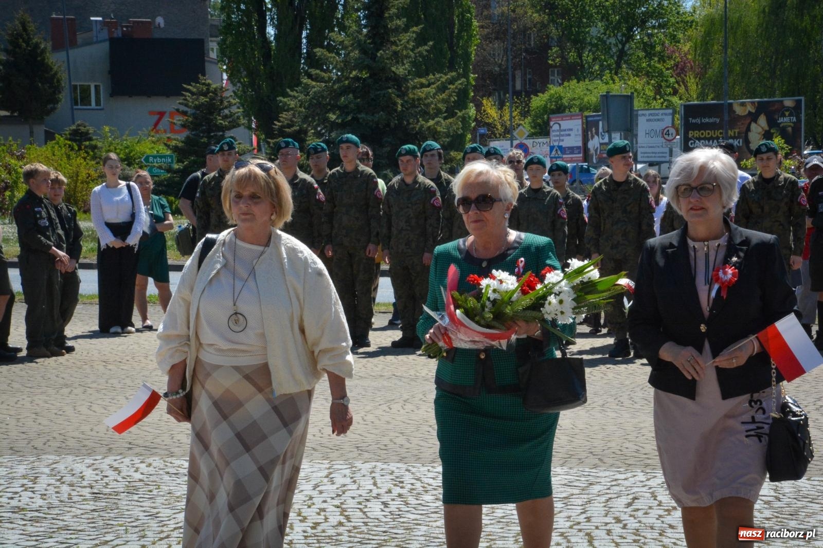 Zdjęcie w galerii na portalu naszraciborz.pl: Obchody Święta Narodowego Trzeciego Maja w Raciborzu [FOTO i WIDEO] wiadomości z regionu