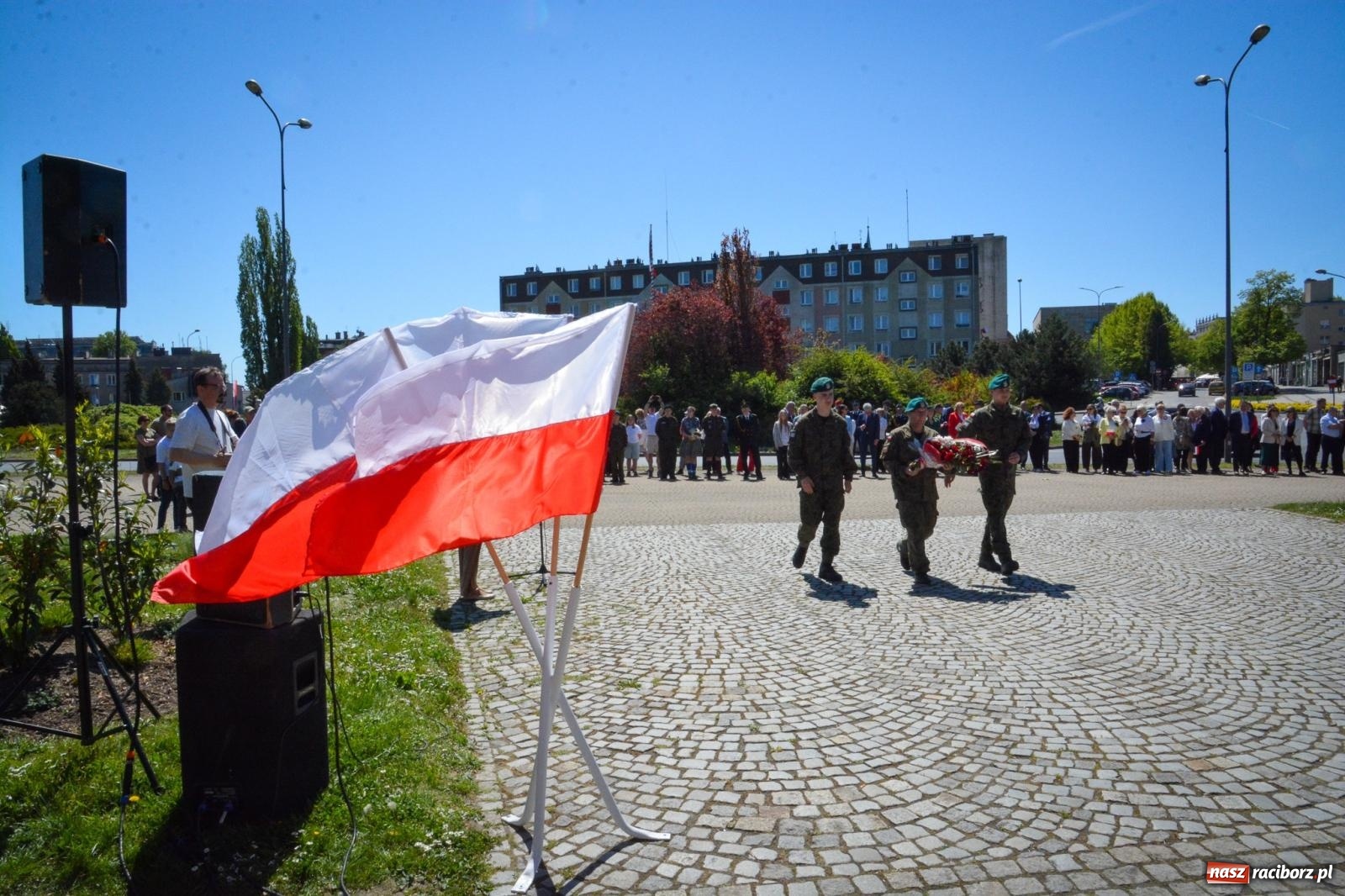 Zdjęcie w galerii na portalu naszraciborz.pl: Obchody Święta Narodowego Trzeciego Maja w Raciborzu [FOTO i WIDEO] wiadomości z regionu
