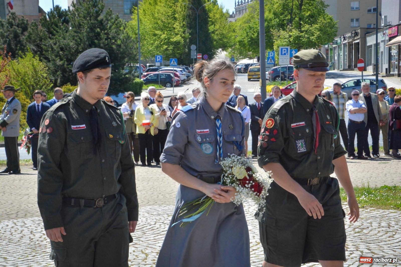 Zdjęcie w galerii na portalu naszraciborz.pl: Obchody Święta Narodowego Trzeciego Maja w Raciborzu [FOTO i WIDEO] wiadomości z regionu