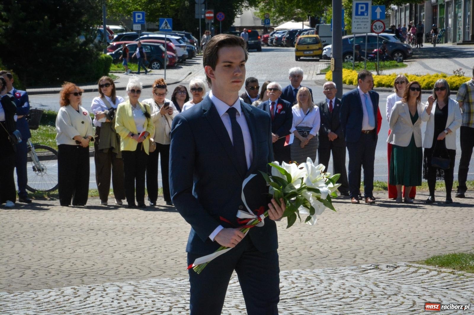Zdjęcie w galerii na portalu naszraciborz.pl: Obchody Święta Narodowego Trzeciego Maja w Raciborzu [FOTO i WIDEO] wiadomości z regionu