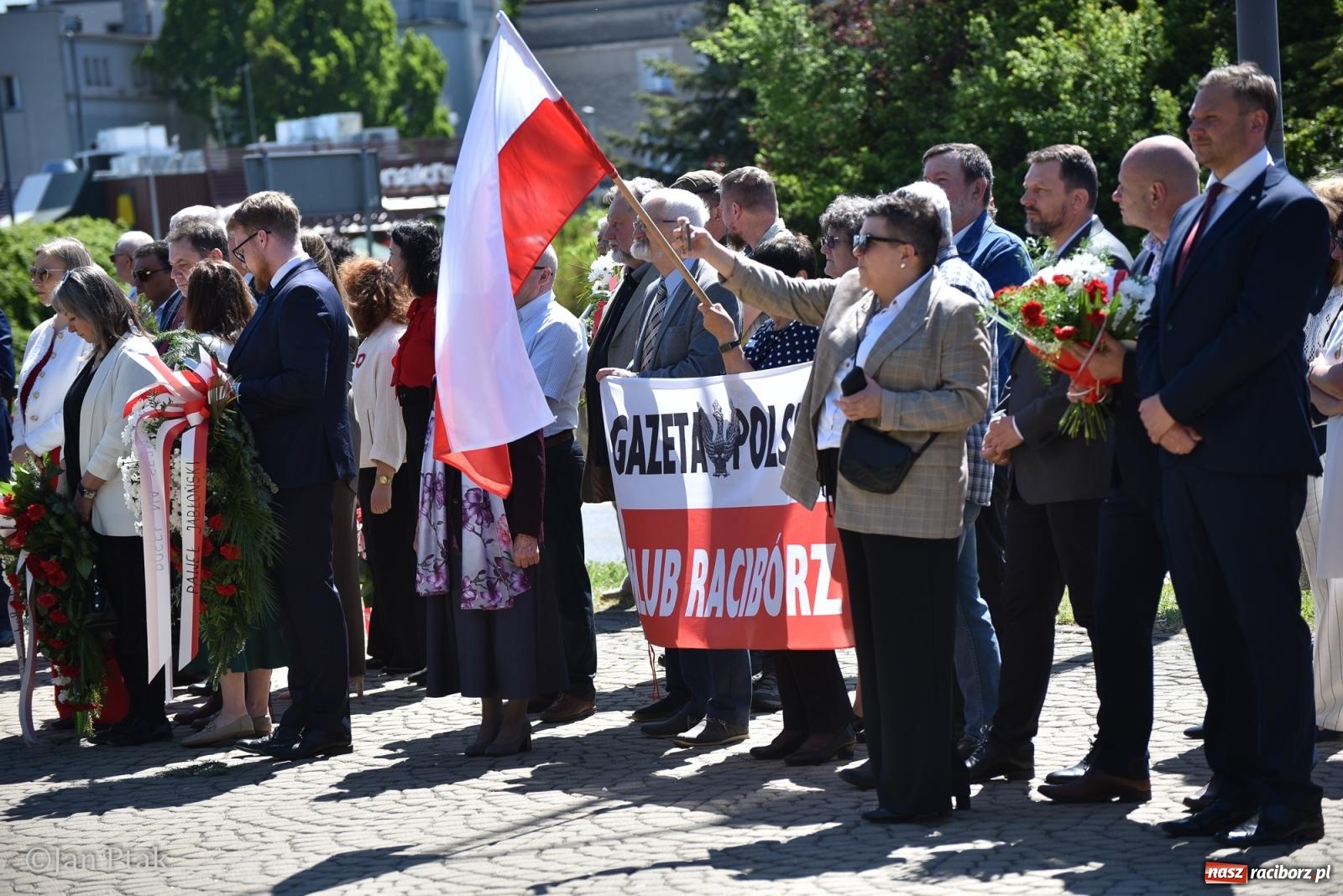 Zdjęcie w galerii na portalu naszraciborz.pl: Obchody Święta Narodowego Trzeciego Maja w Raciborzu [FOTO i WIDEO] wiadomości z regionu