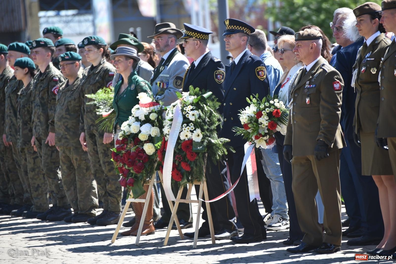 Zdjęcie w galerii na portalu naszraciborz.pl: Obchody Święta Narodowego Trzeciego Maja w Raciborzu [FOTO i WIDEO] wiadomości z regionu