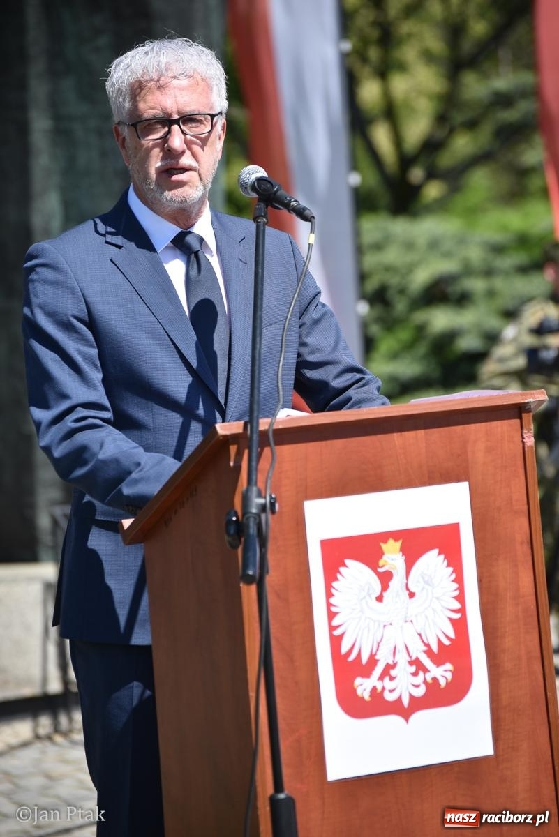Zdjęcie w galerii na portalu naszraciborz.pl: Obchody Święta Narodowego Trzeciego Maja w Raciborzu [FOTO i WIDEO] wiadomości z regionu