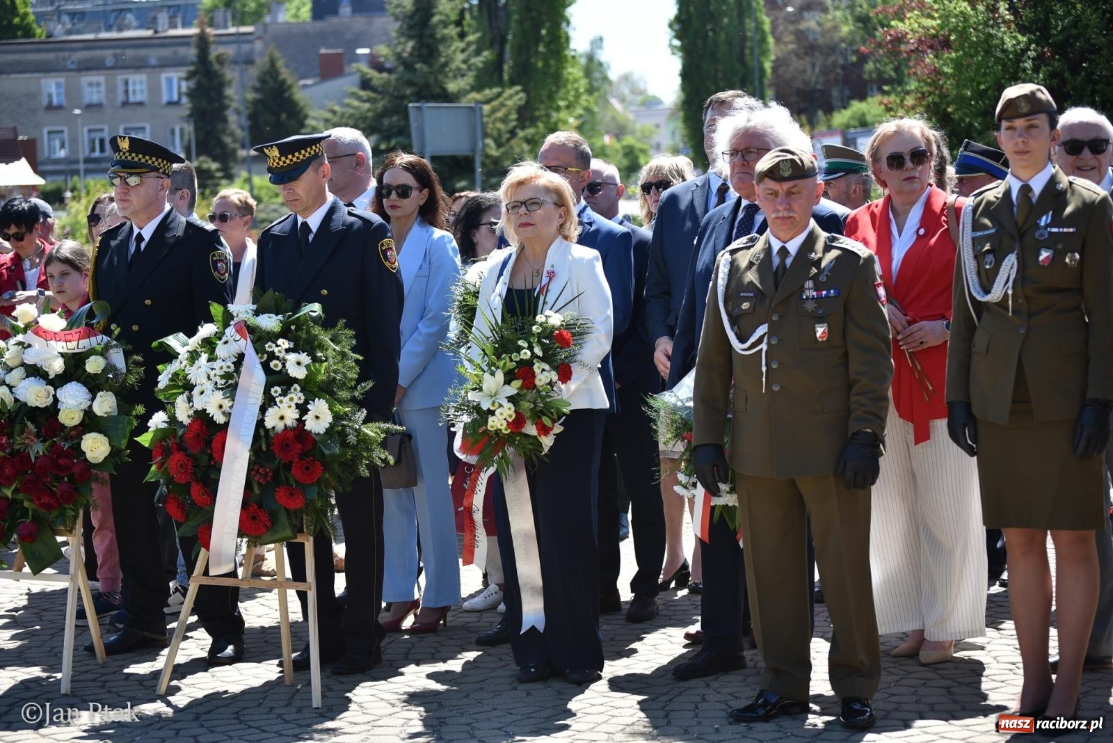 Zdjęcie w galerii na portalu naszraciborz.pl: Obchody Święta Narodowego Trzeciego Maja w Raciborzu [FOTO i WIDEO] wiadomości z regionu