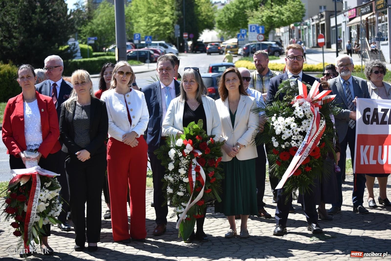 Zdjęcie w galerii na portalu naszraciborz.pl: Obchody Święta Narodowego Trzeciego Maja w Raciborzu [FOTO i WIDEO] wiadomości z regionu