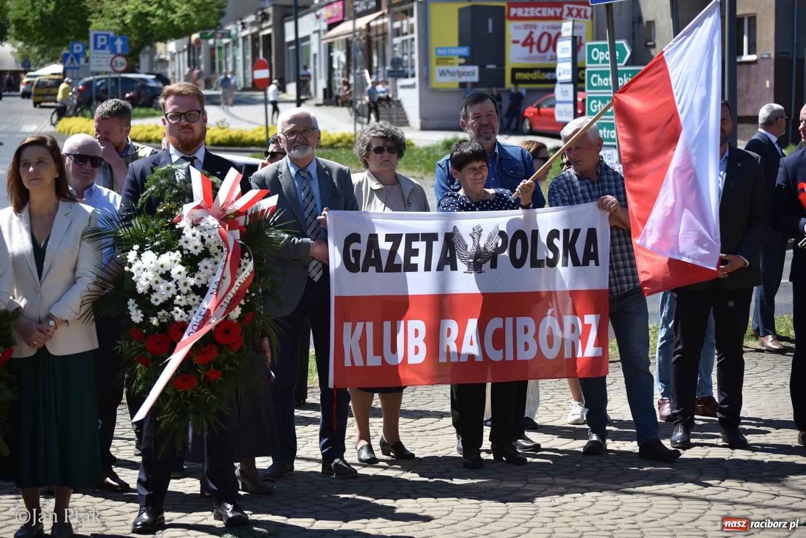 Zdjęcie w galerii na portalu naszraciborz.pl: Obchody Święta Narodowego Trzeciego Maja w Raciborzu [FOTO i WIDEO] wiadomości z regionu