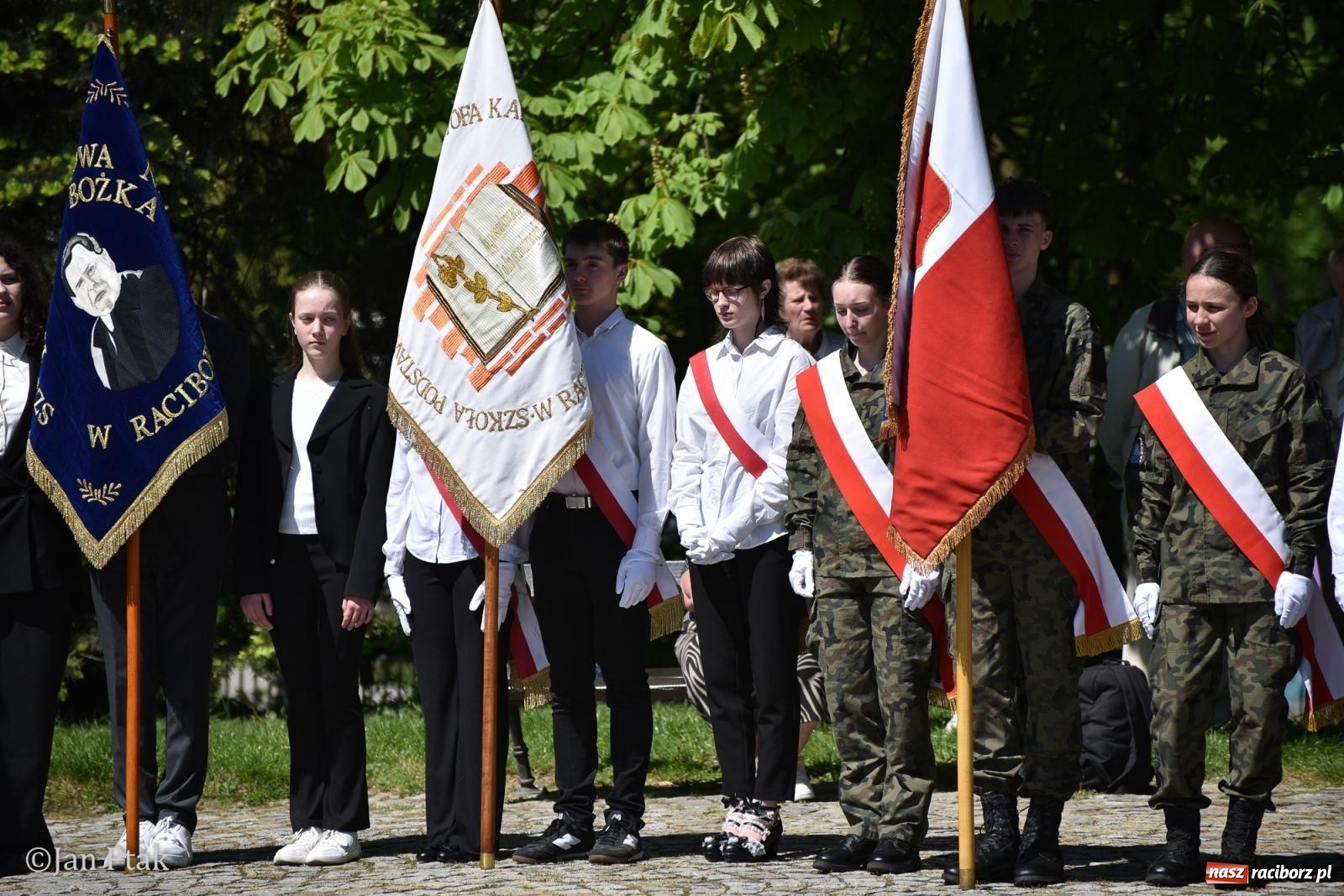 Zdjęcie w galerii na portalu naszraciborz.pl: Obchody Święta Narodowego Trzeciego Maja w Raciborzu [FOTO i WIDEO] wiadomości z regionu