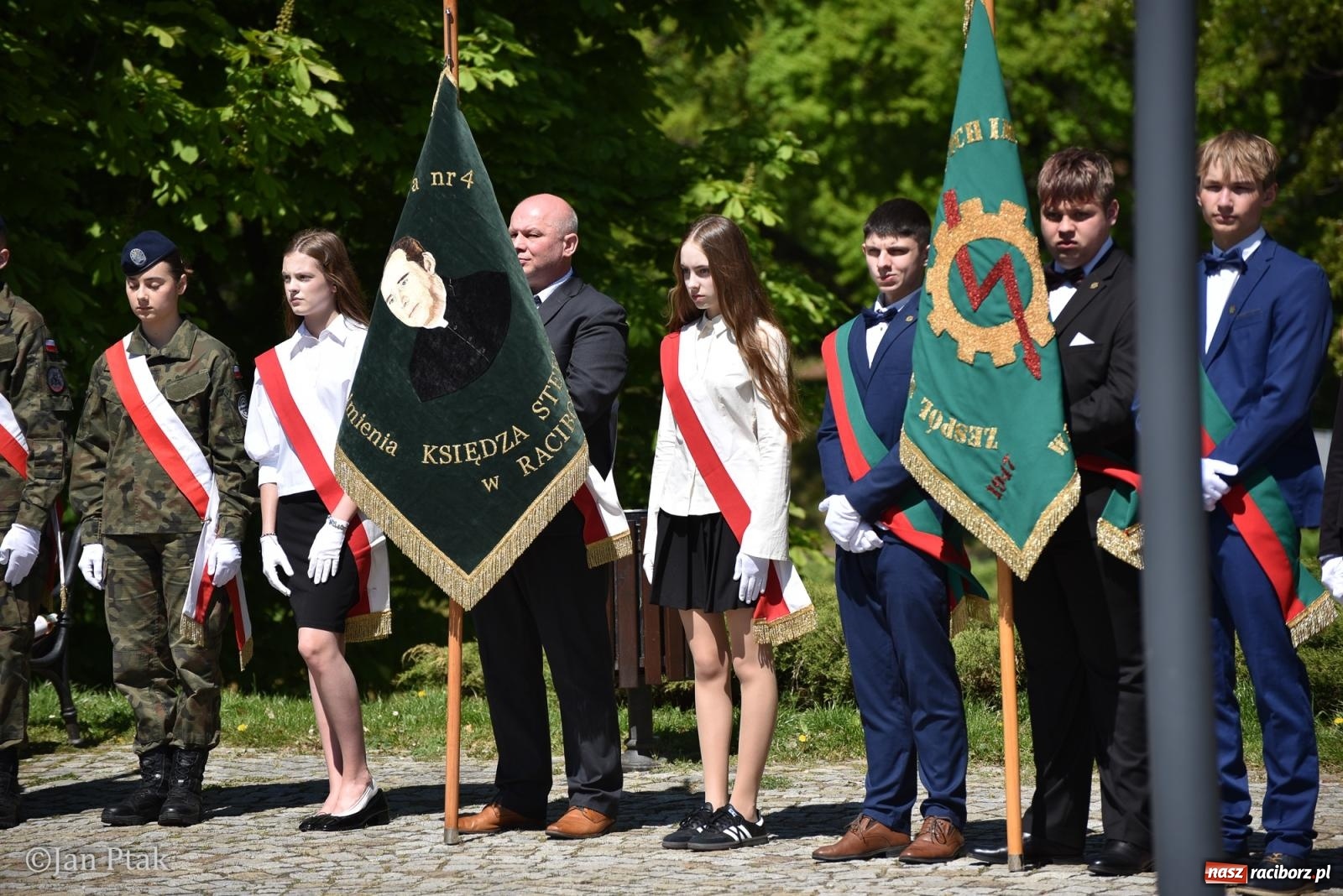 Zdjęcie w galerii na portalu naszraciborz.pl: Obchody Święta Narodowego Trzeciego Maja w Raciborzu [FOTO i WIDEO] wiadomości z regionu