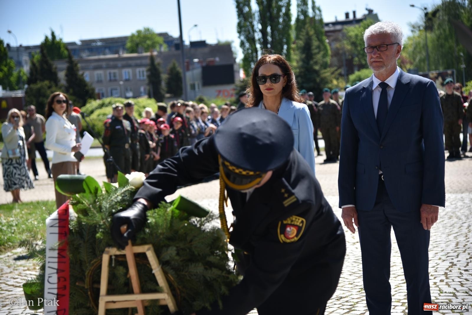 Zdjęcie w galerii na portalu naszraciborz.pl: Obchody Święta Narodowego Trzeciego Maja w Raciborzu [FOTO i WIDEO] wiadomości z regionu