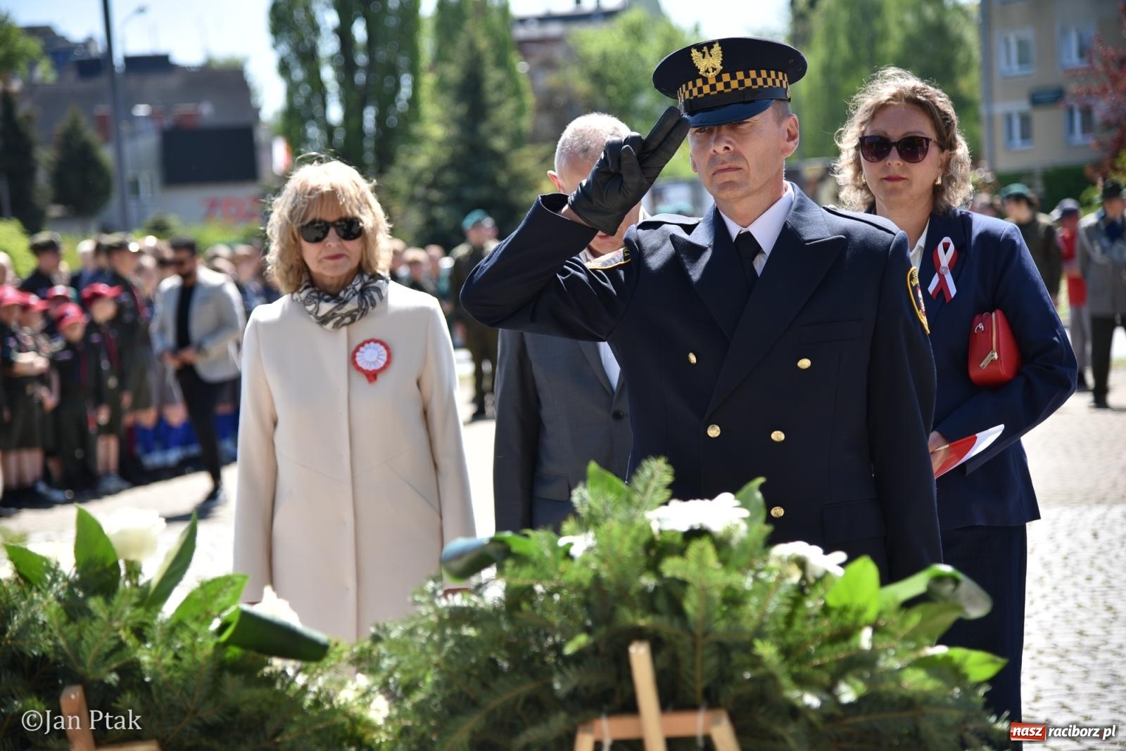 Zdjęcie w galerii na portalu naszraciborz.pl: Obchody Święta Narodowego Trzeciego Maja w Raciborzu [FOTO i WIDEO] wiadomości z regionu