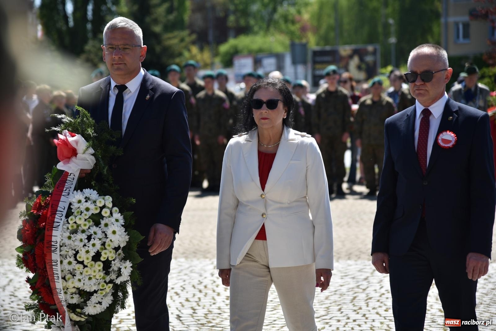 Zdjęcie w galerii na portalu naszraciborz.pl: Obchody Święta Narodowego Trzeciego Maja w Raciborzu [FOTO i WIDEO] wiadomości z regionu