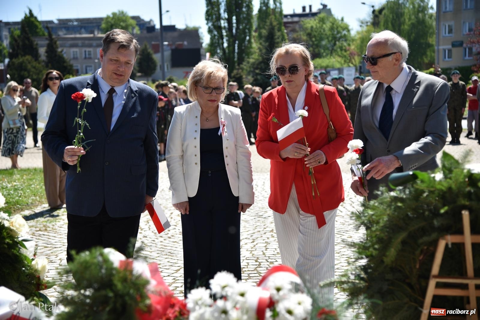 Zdjęcie w galerii na portalu naszraciborz.pl: Obchody Święta Narodowego Trzeciego Maja w Raciborzu [FOTO i WIDEO] wiadomości z regionu