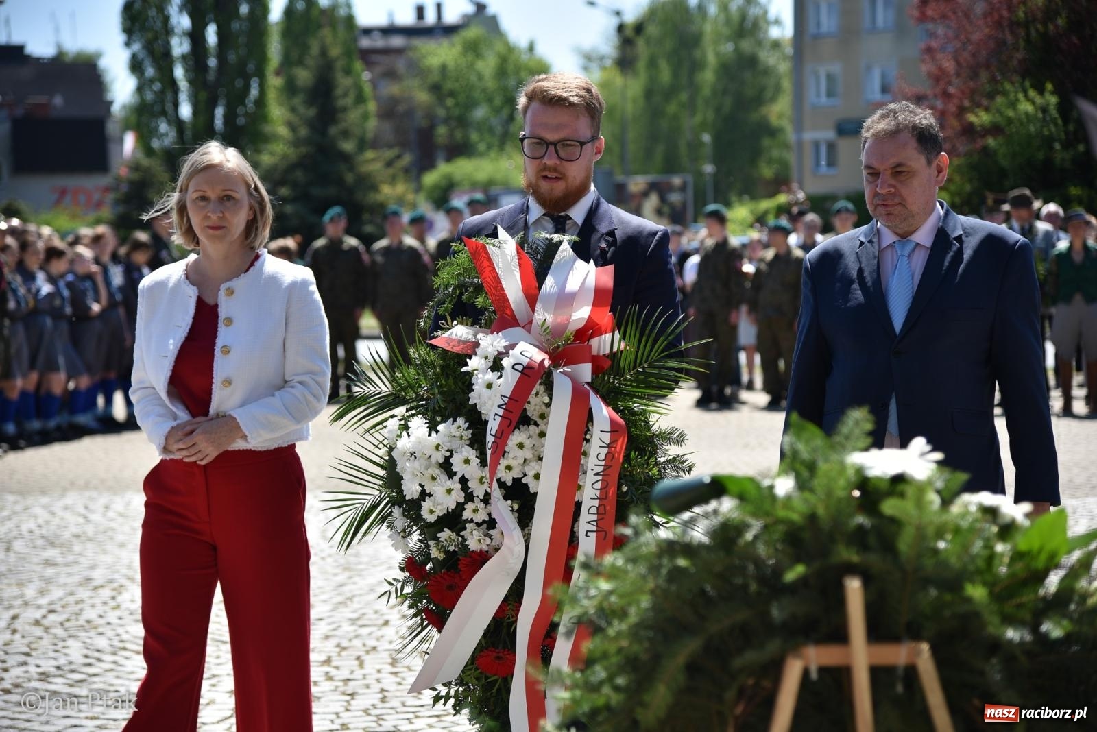 Zdjęcie w galerii na portalu naszraciborz.pl: Obchody Święta Narodowego Trzeciego Maja w Raciborzu [FOTO i WIDEO] wiadomości z regionu