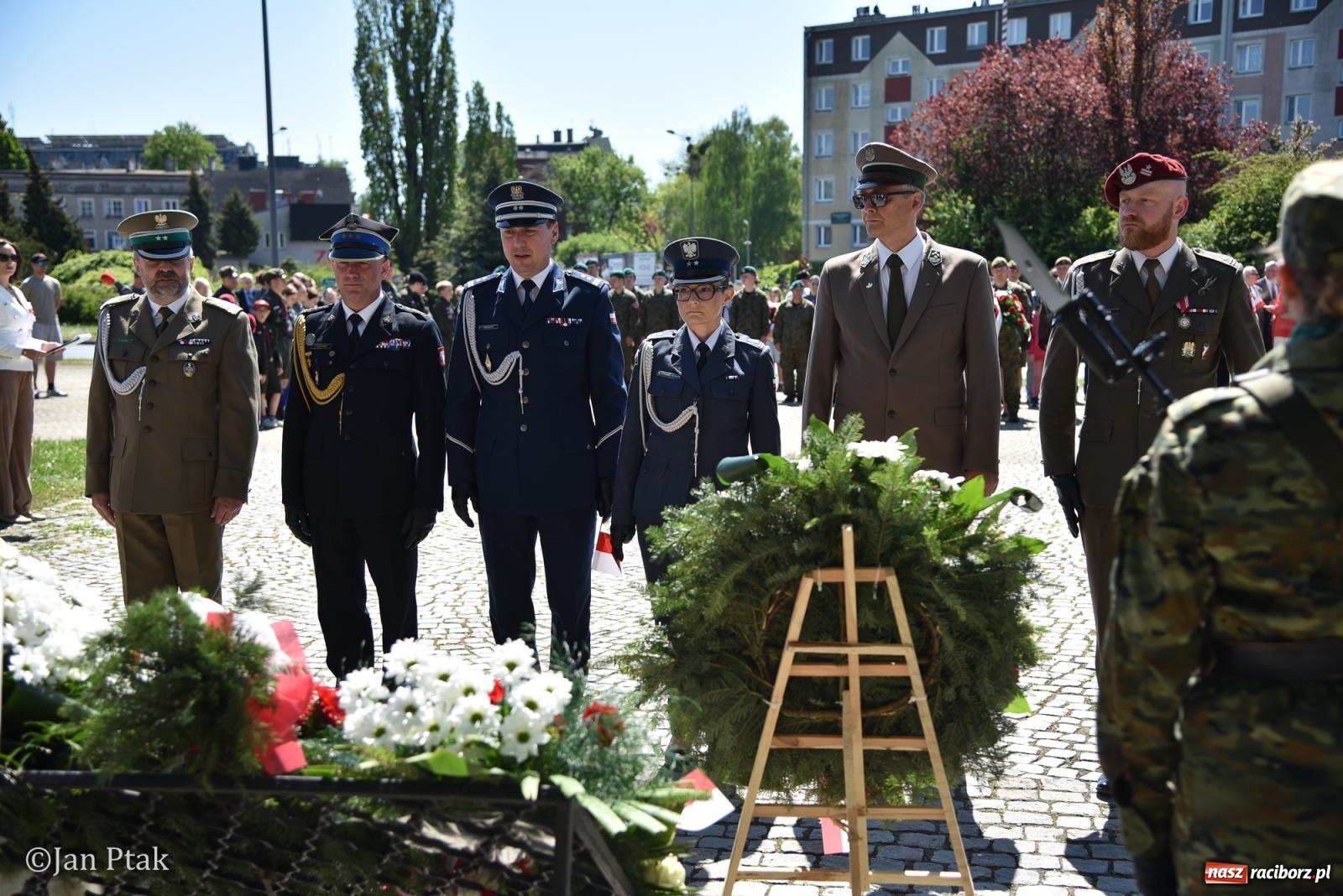 Zdjęcie w galerii na portalu naszraciborz.pl: Obchody Święta Narodowego Trzeciego Maja w Raciborzu [FOTO i WIDEO] wiadomości z regionu
