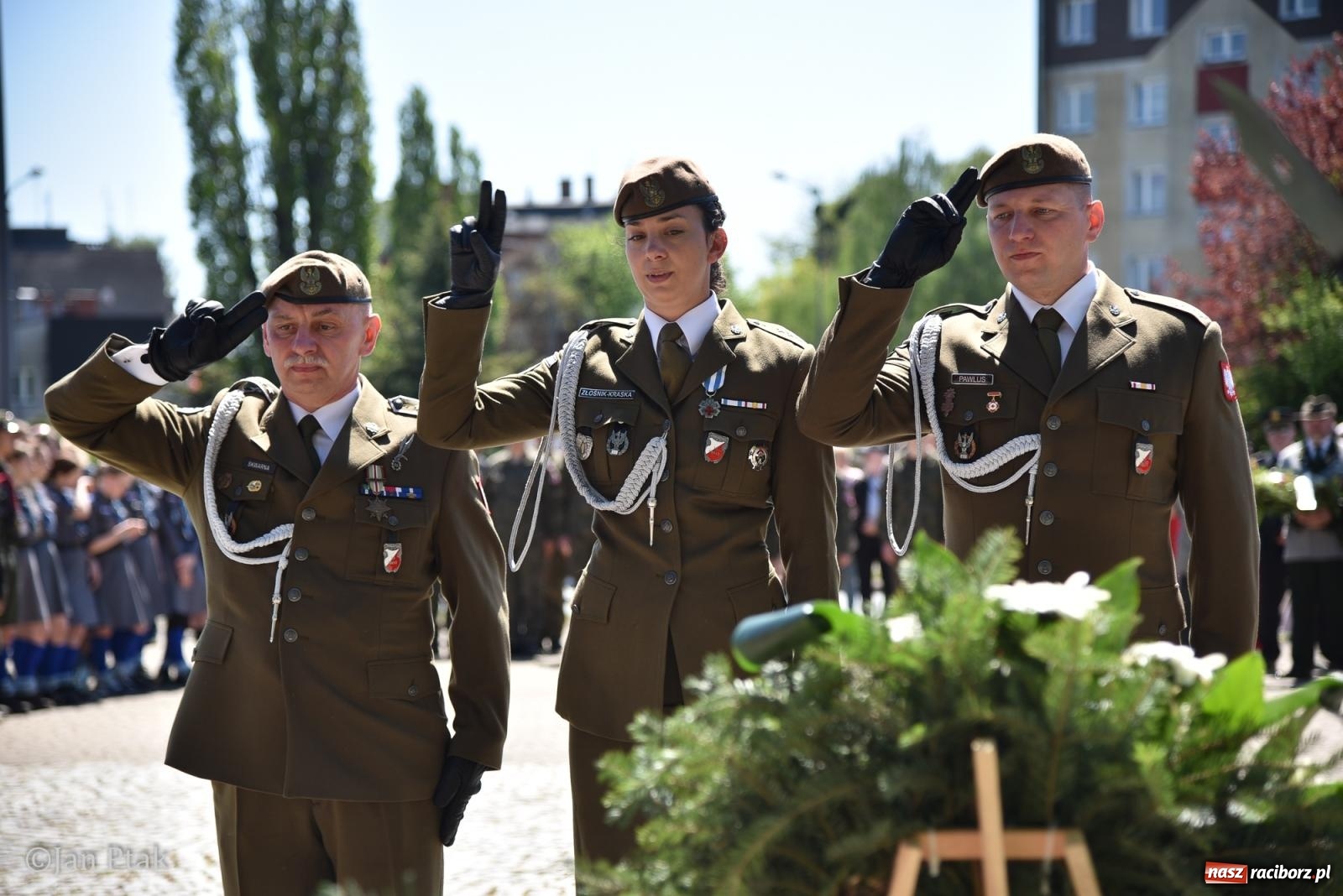 Zdjęcie w galerii na portalu naszraciborz.pl: Obchody Święta Narodowego Trzeciego Maja w Raciborzu [FOTO i WIDEO] wiadomości z regionu