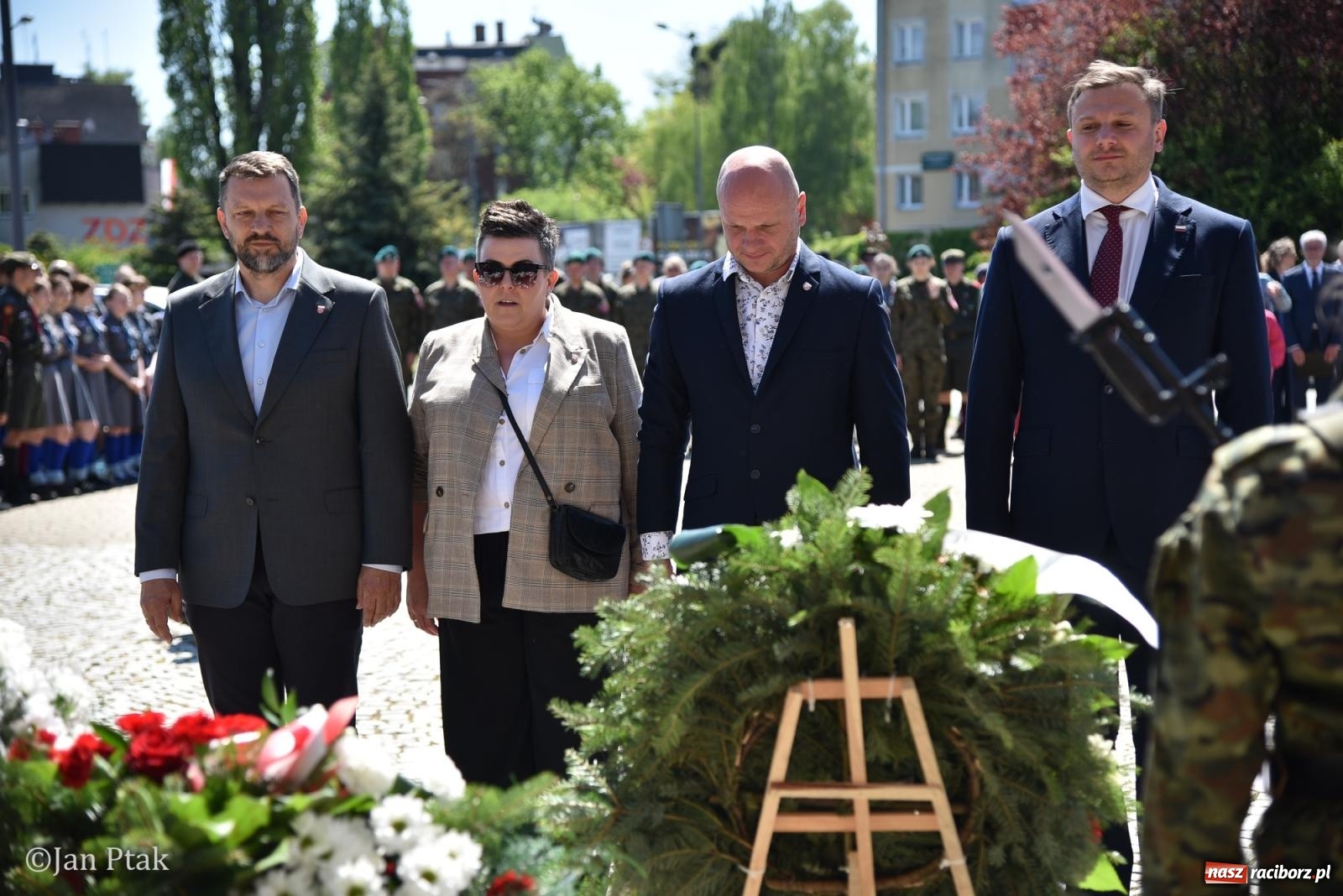 Zdjęcie w galerii na portalu naszraciborz.pl: Obchody Święta Narodowego Trzeciego Maja w Raciborzu [FOTO i WIDEO] wiadomości z regionu
