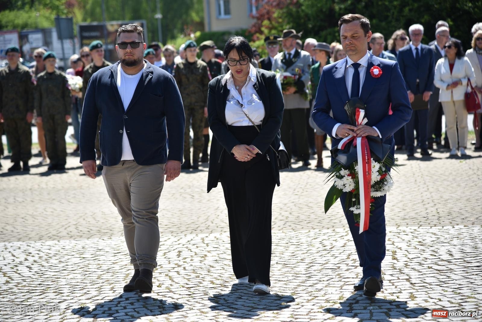 Zdjęcie w galerii na portalu naszraciborz.pl: Obchody Święta Narodowego Trzeciego Maja w Raciborzu [FOTO i WIDEO] wiadomości z regionu