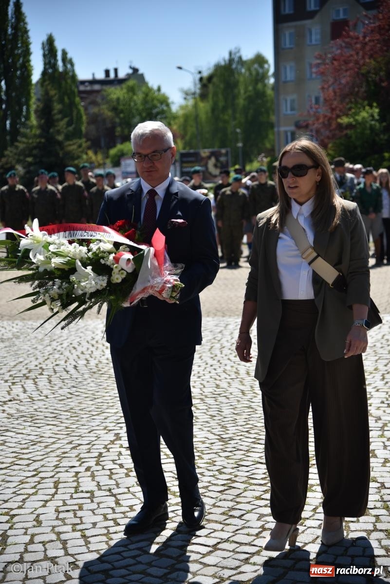 Zdjęcie w galerii na portalu naszraciborz.pl: Obchody Święta Narodowego Trzeciego Maja w Raciborzu [FOTO i WIDEO] wiadomości z regionu