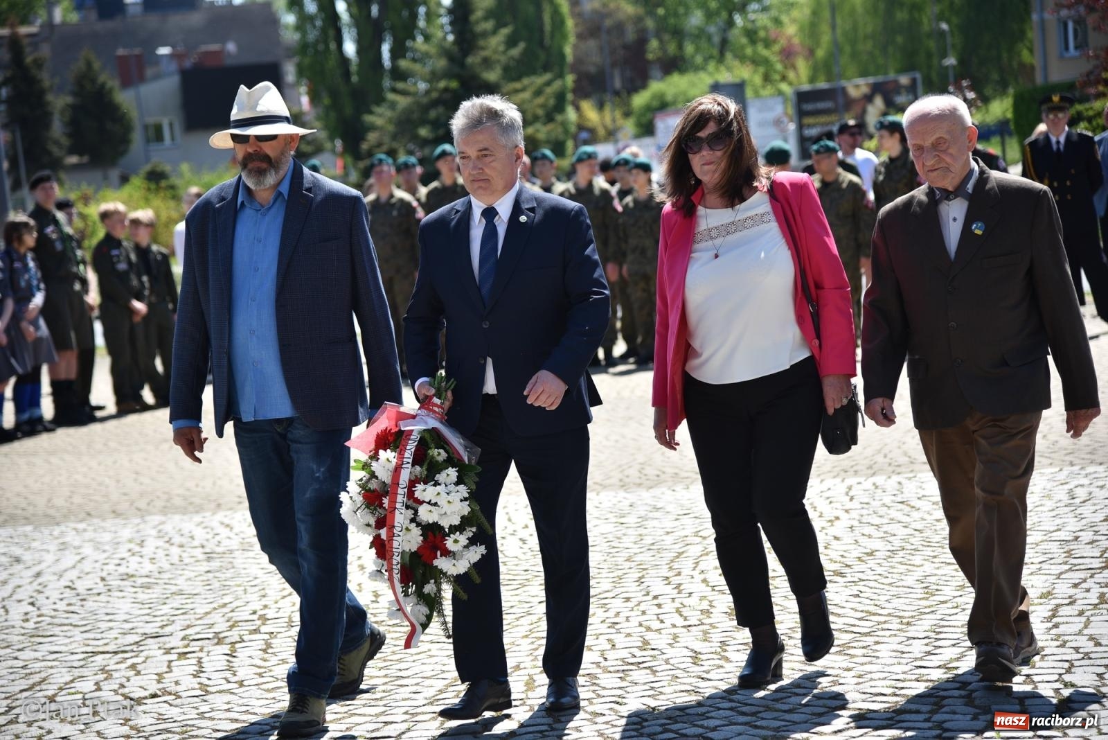 Zdjęcie w galerii na portalu naszraciborz.pl: Obchody Święta Narodowego Trzeciego Maja w Raciborzu [FOTO i WIDEO] wiadomości z regionu