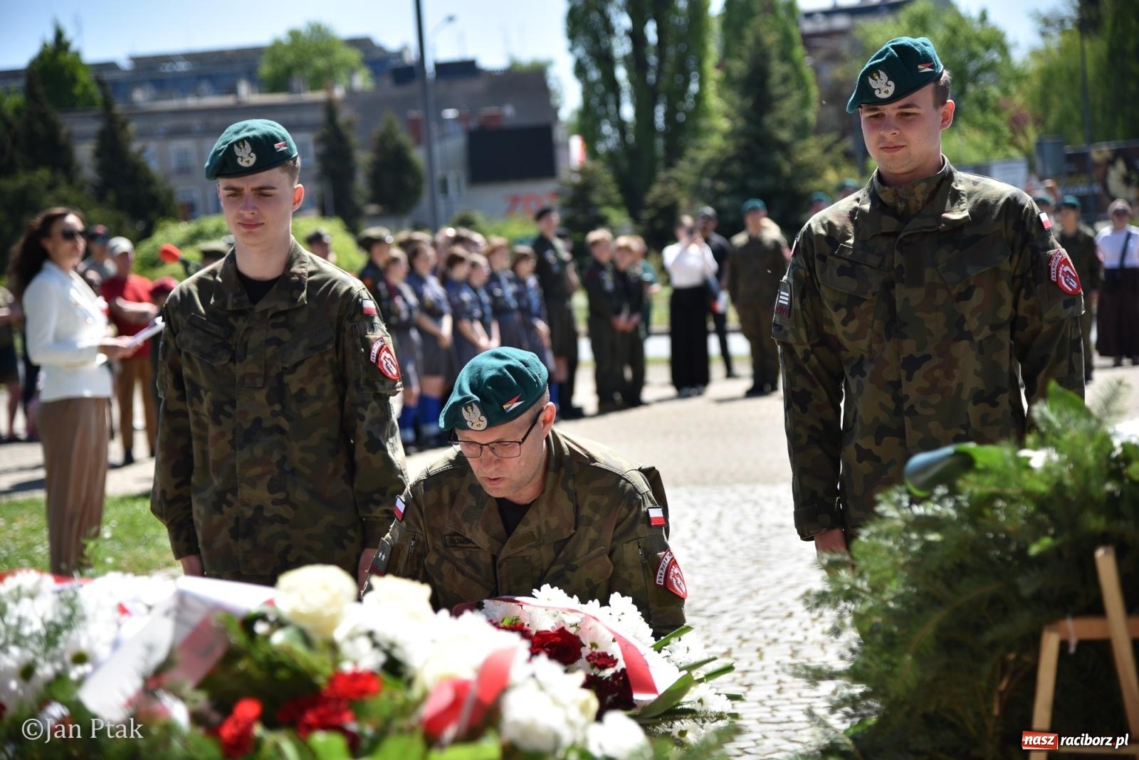 Zdjęcie w galerii na portalu naszraciborz.pl: Obchody Święta Narodowego Trzeciego Maja w Raciborzu [FOTO i WIDEO] wiadomości z regionu