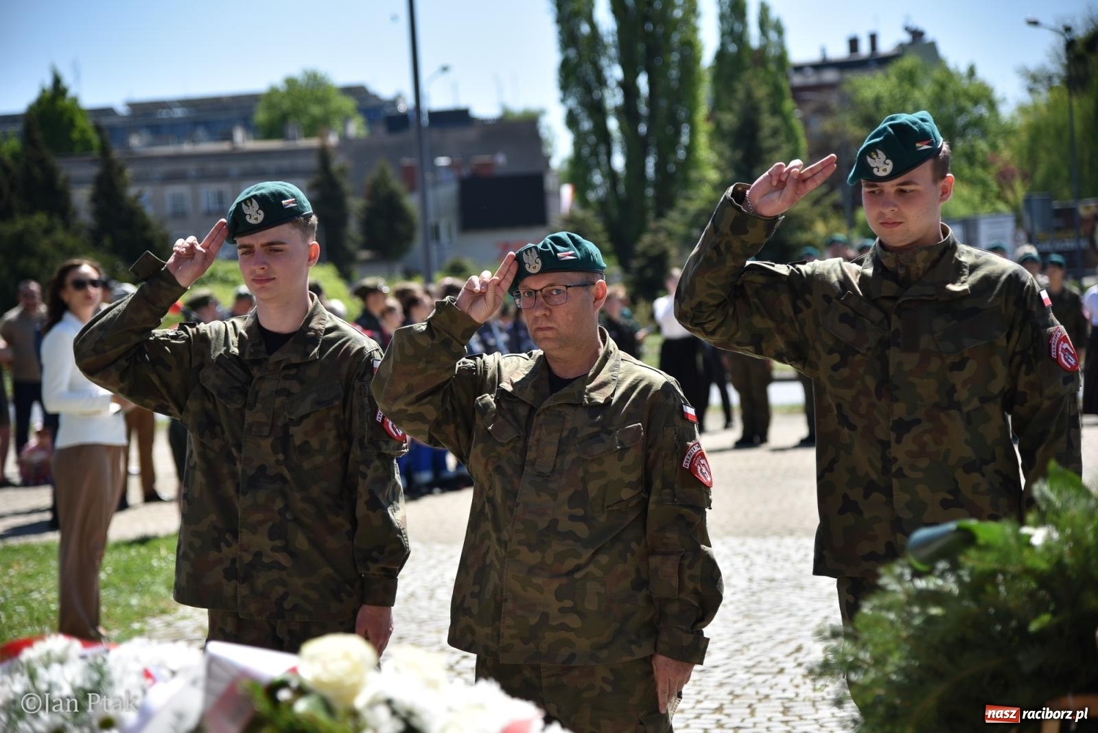 Zdjęcie w galerii na portalu naszraciborz.pl: Obchody Święta Narodowego Trzeciego Maja w Raciborzu [FOTO i WIDEO] wiadomości z regionu