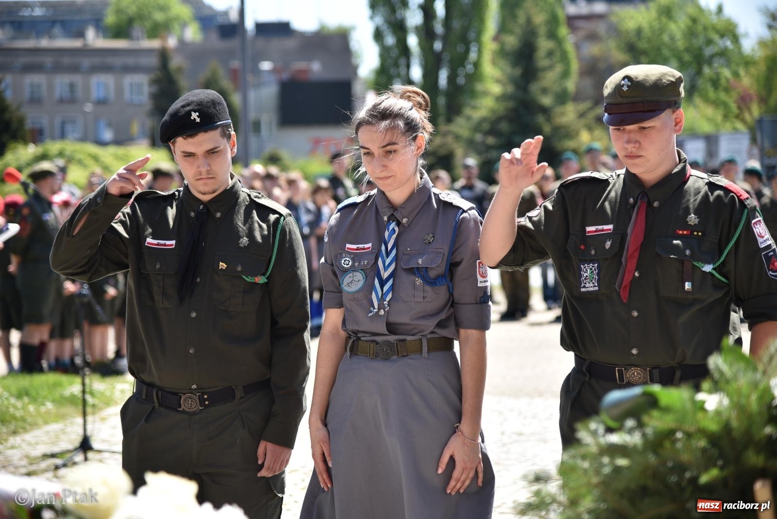 Zdjęcie w galerii na portalu naszraciborz.pl: Obchody Święta Narodowego Trzeciego Maja w Raciborzu [FOTO i WIDEO] wiadomości z regionu