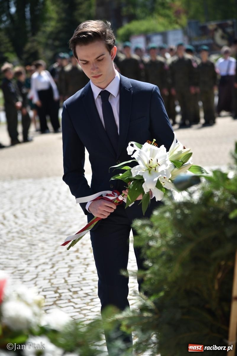 Zdjęcie w galerii na portalu naszraciborz.pl: Obchody Święta Narodowego Trzeciego Maja w Raciborzu [FOTO i WIDEO] wiadomości z regionu