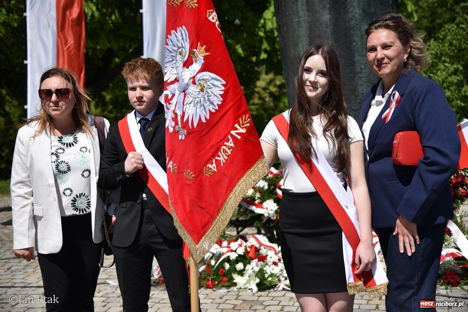 Zdjęcie w galerii na portalu naszraciborz.pl: Obchody Święta Narodowego Trzeciego Maja w Raciborzu [FOTO i WIDEO] wiadomości z regionu