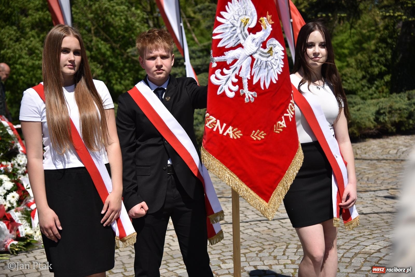 Zdjęcie w galerii na portalu naszraciborz.pl: Obchody Święta Narodowego Trzeciego Maja w Raciborzu [FOTO i WIDEO] wiadomości z regionu