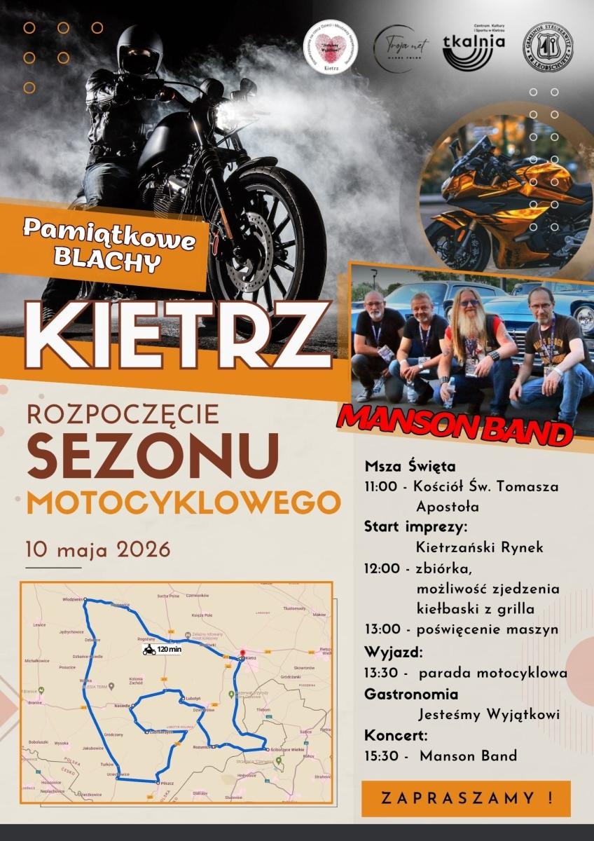Zdjęcie w galerii na portalu naszraciborz.pl: Ryk silników w Kietrzu. Nadchodzi oficjalne rozpoczęcie sezonu motocyklowego wiadomości z regionu