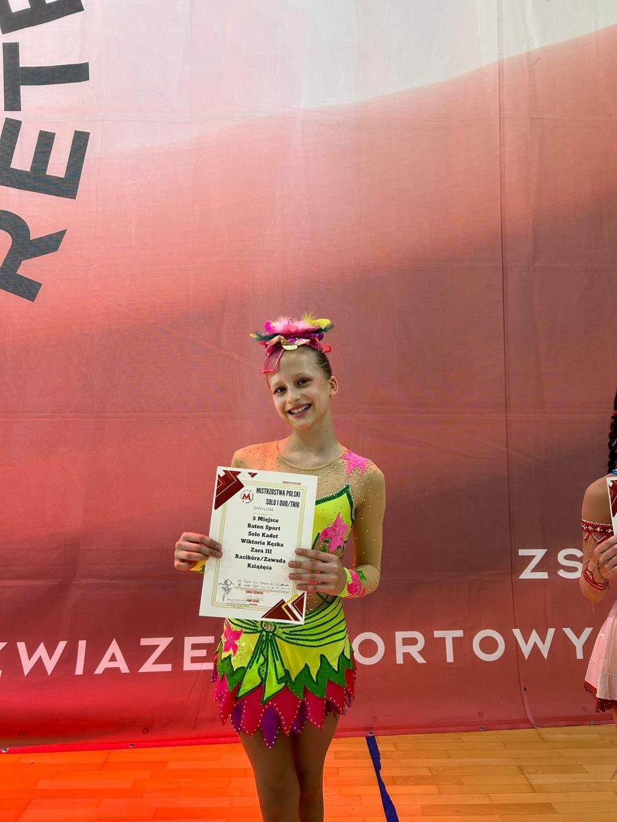 Zdjęcie w galerii na portalu naszraciborz.pl: Solistki i duety mażoretek ZARA na podium Mistrzostw Polski wiadomości z regionu