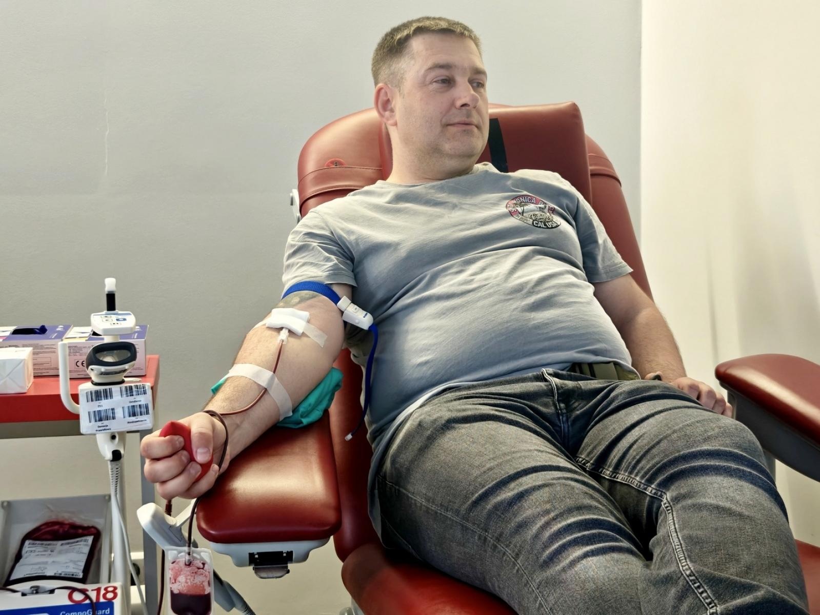Zdjęcie w galerii na portalu naszraciborz.pl: Pograniczna Grupa Krwi ze Śląskiego Oddziału Straży Granicznej oddała w tym roku kolejne litry krwi wiadomości z regionu