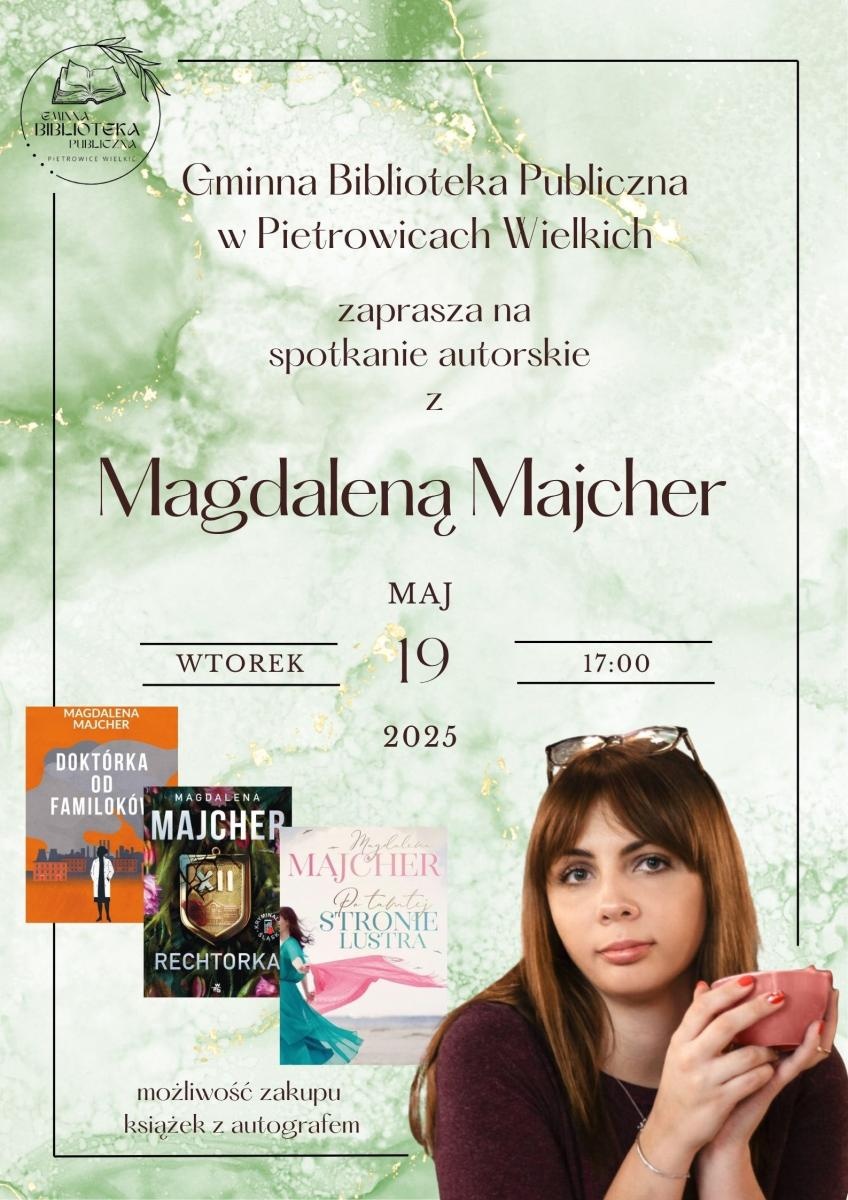 Zdjęcie w galerii na portalu naszraciborz.pl: Spotkanie autorskie z Magdaleną Majcher w Pietrowicach Wielkich wiadomości z regionu