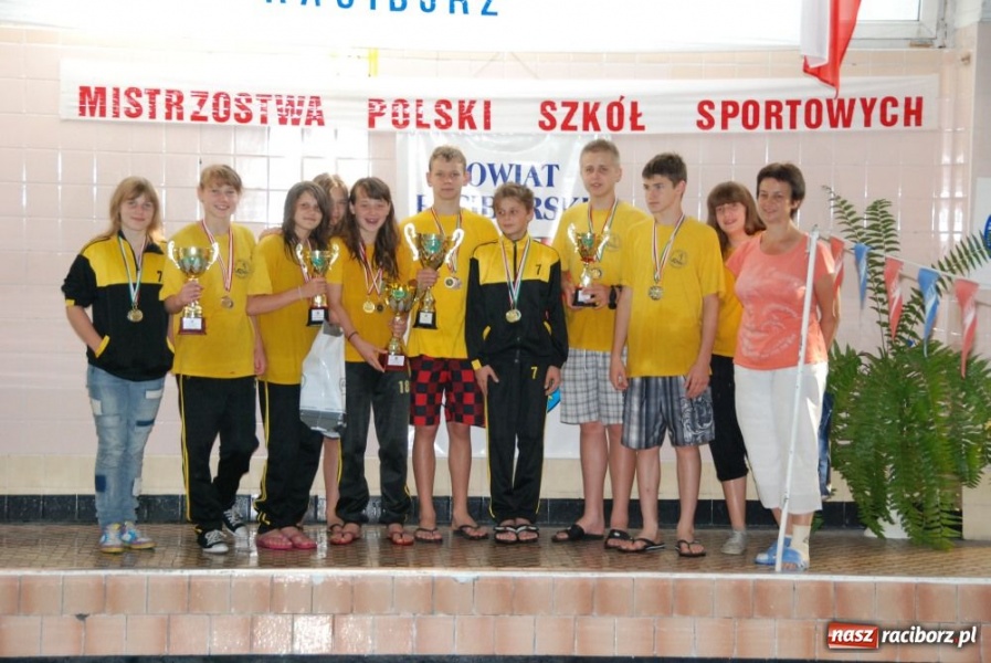 Zdjęcie w galerii na portalu naszraciborz.pl: Pływanie: Mistrzostwa Polski Szkół wiadomości z regionu