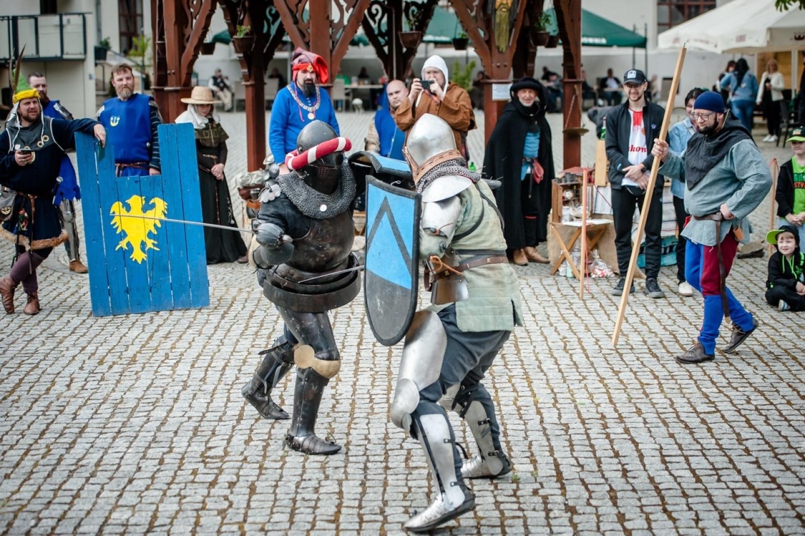 Zdjęcie w galerii na portalu naszraciborz.pl: II Festiwal Średniowieczny na Zamku Piastowskim - walki rycerskie, smok i teatry ognia [FOTO i WIDEO] wiadomości z regionu