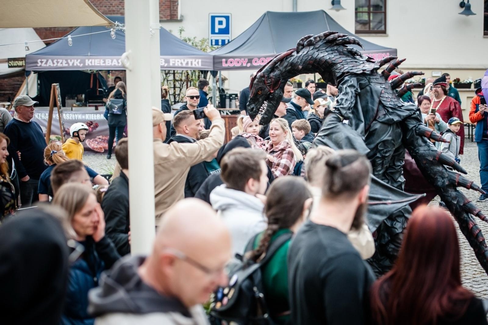 Zdjęcie w galerii na portalu naszraciborz.pl: II Festiwal Średniowieczny na Zamku Piastowskim - walki rycerskie, smok i teatry ognia [FOTO i WIDEO] wiadomości z regionu