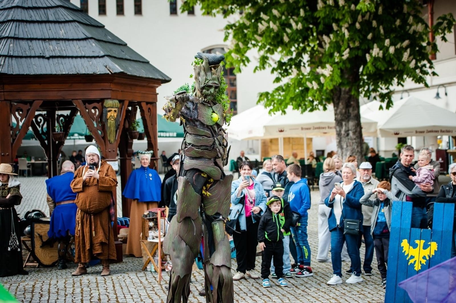 Zdjęcie w galerii na portalu naszraciborz.pl: II Festiwal Średniowieczny na Zamku Piastowskim - walki rycerskie, smok i teatry ognia [FOTO i WIDEO] wiadomości z regionu