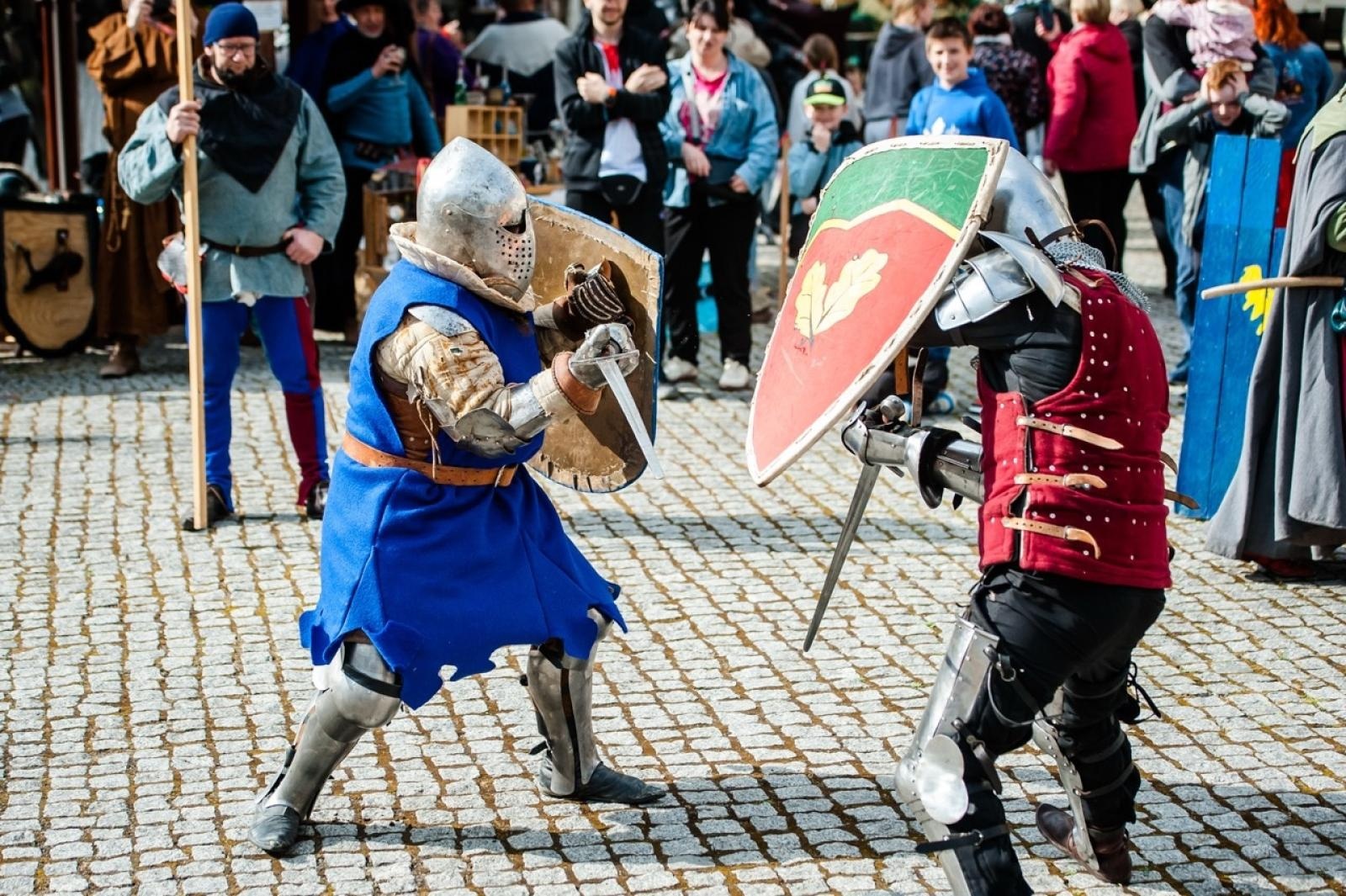 Zdjęcie w galerii na portalu naszraciborz.pl: II Festiwal Średniowieczny na Zamku Piastowskim - walki rycerskie, smok i teatry ognia [FOTO i WIDEO] wiadomości z regionu