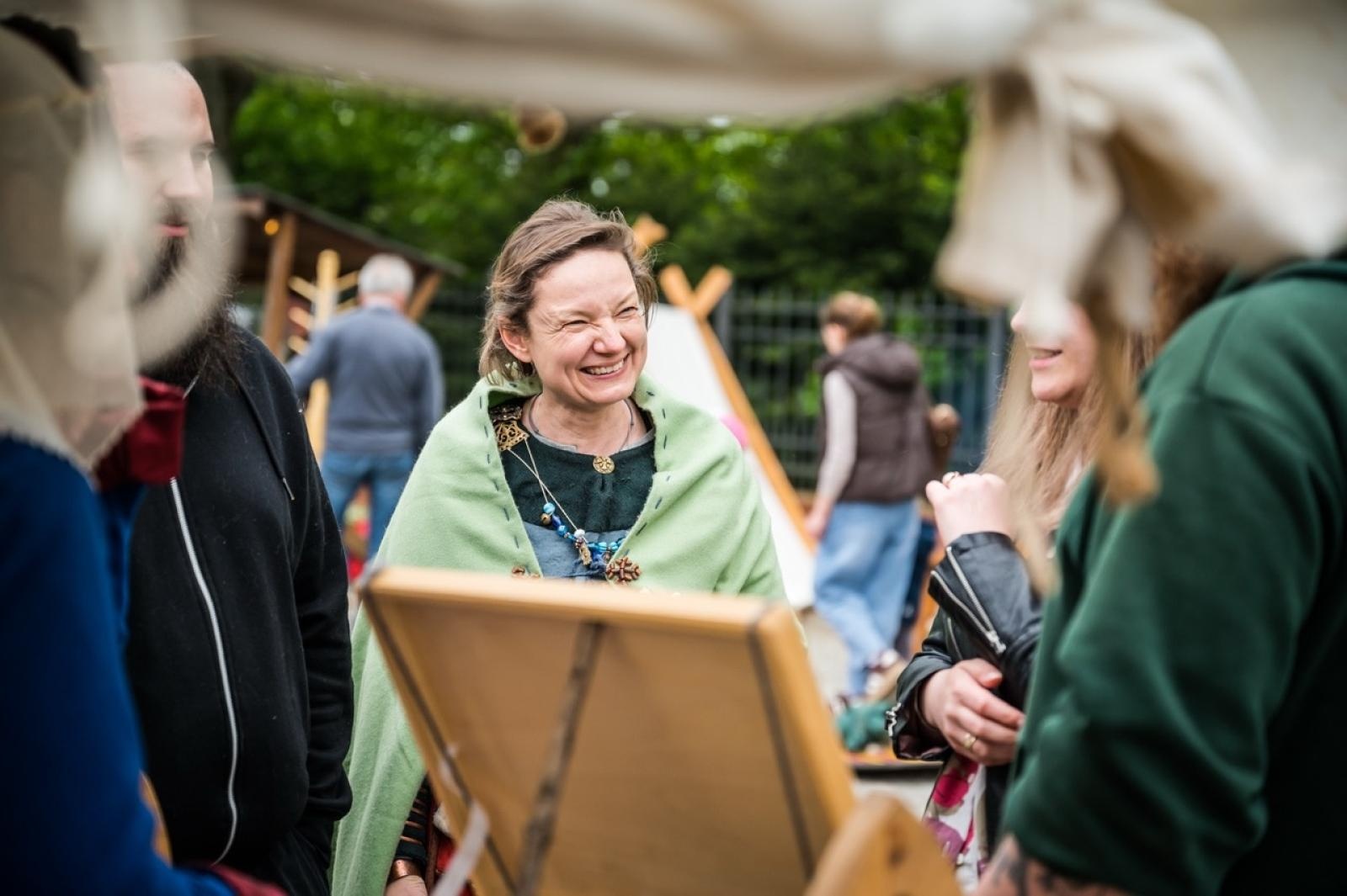 Zdjęcie w galerii na portalu naszraciborz.pl: II Festiwal Średniowieczny na Zamku Piastowskim - walki rycerskie, smok i teatry ognia [FOTO i WIDEO] wiadomości z regionu
