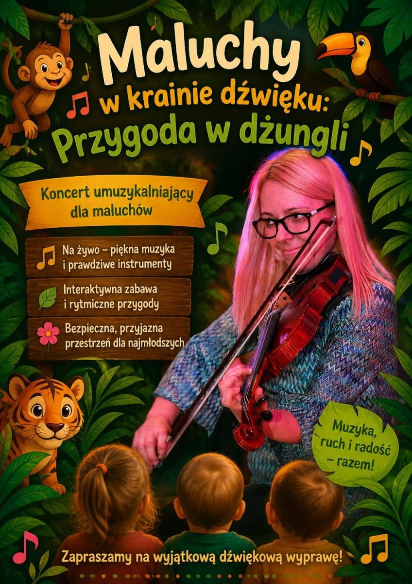 Zdjęcie w galerii na portalu naszraciborz.pl: Maluchy w krainie dźwięku zapraszają na PRZYGODĘ W DŻUNGLI wiadomości z regionu