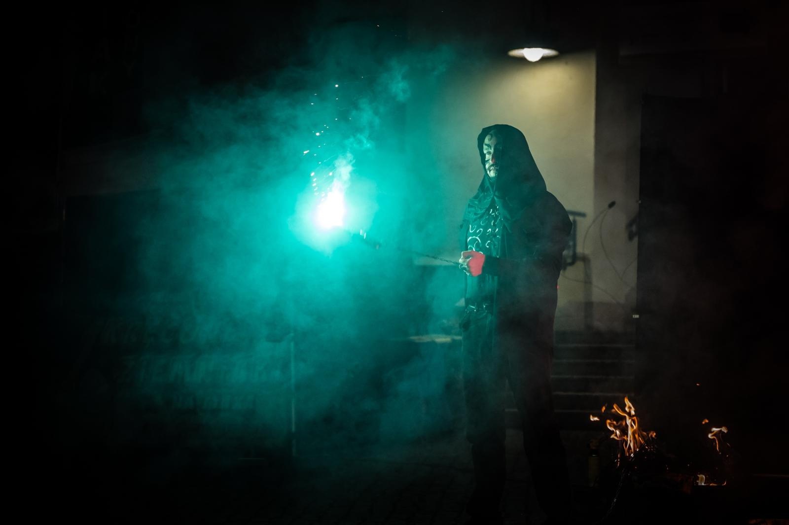 Zdjęcie w galerii na portalu naszraciborz.pl: Smok, ogień i magia na raciborskim zamku. Widowiskowe pokazy podczas festiwalu historycznego [FOTO i WIDEO] wiadomości z regionu