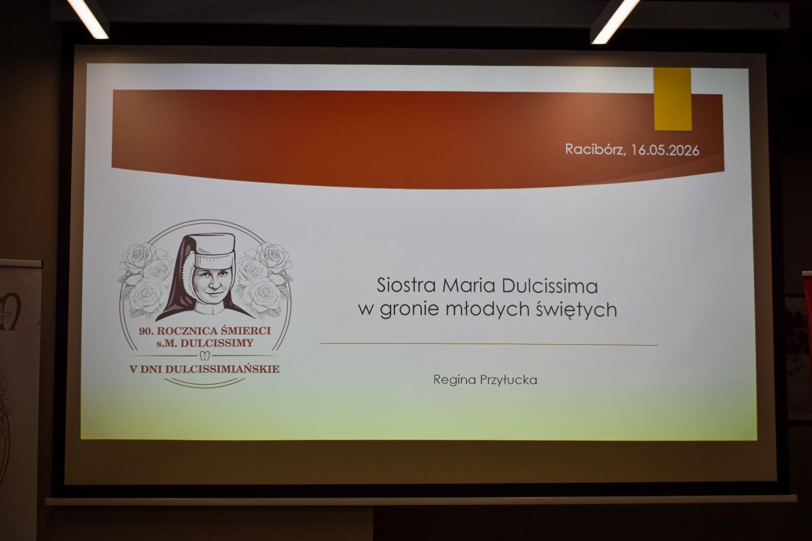 Zdjęcie w galerii na portalu naszraciborz.pl: V Dni Dulcissimiańskie w Raciborzu. Duchowość, nauka i pamięć o siostrze Marii Dulcissimie Hoffmann wiadomości z regionu