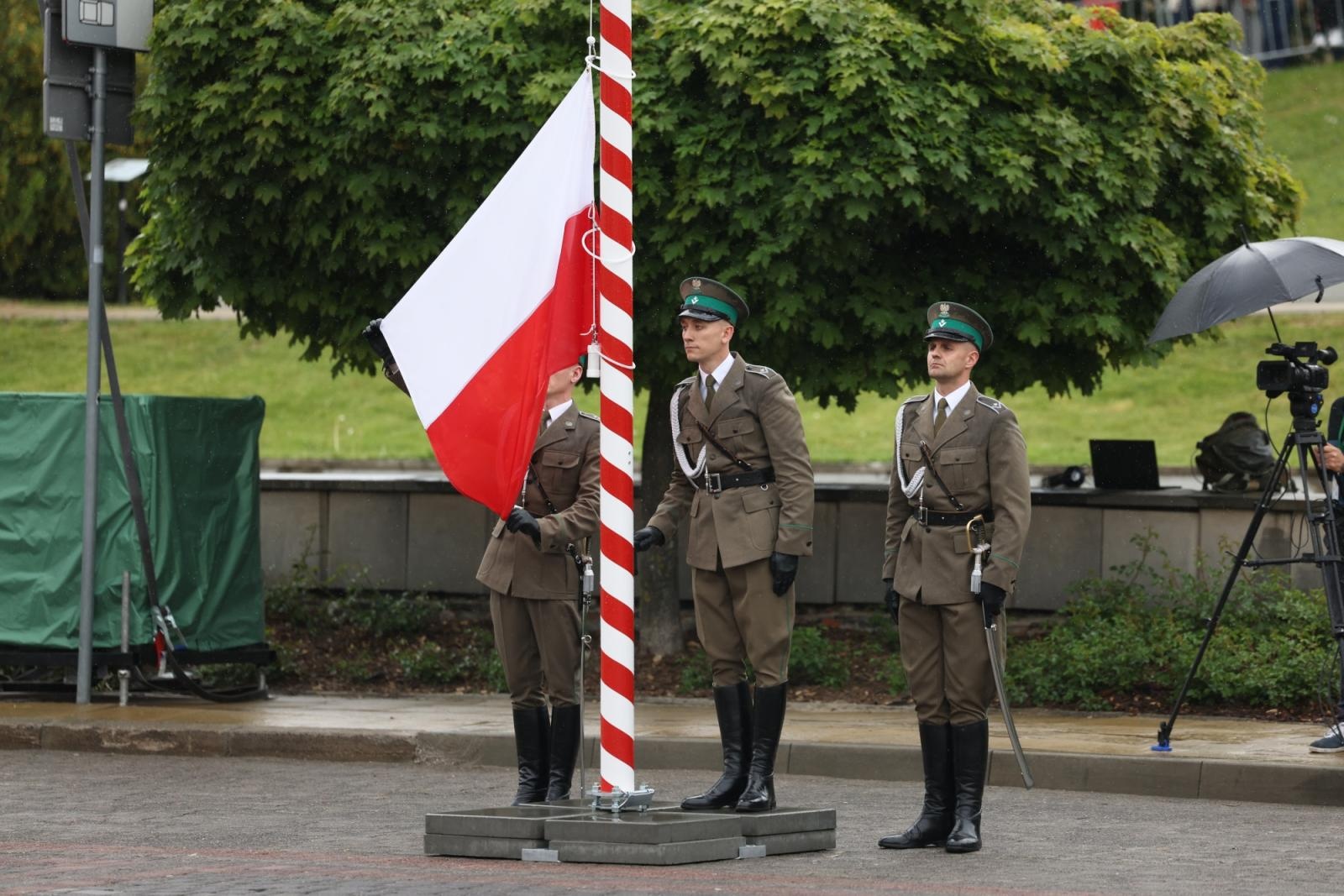 Zdjęcie w galerii na portalu naszraciborz.pl: Śląski Oddział Straży Granicznej podczas Centralnych Obchodów Święta Straży Granicznej w Lublinie wiadomości z regionu