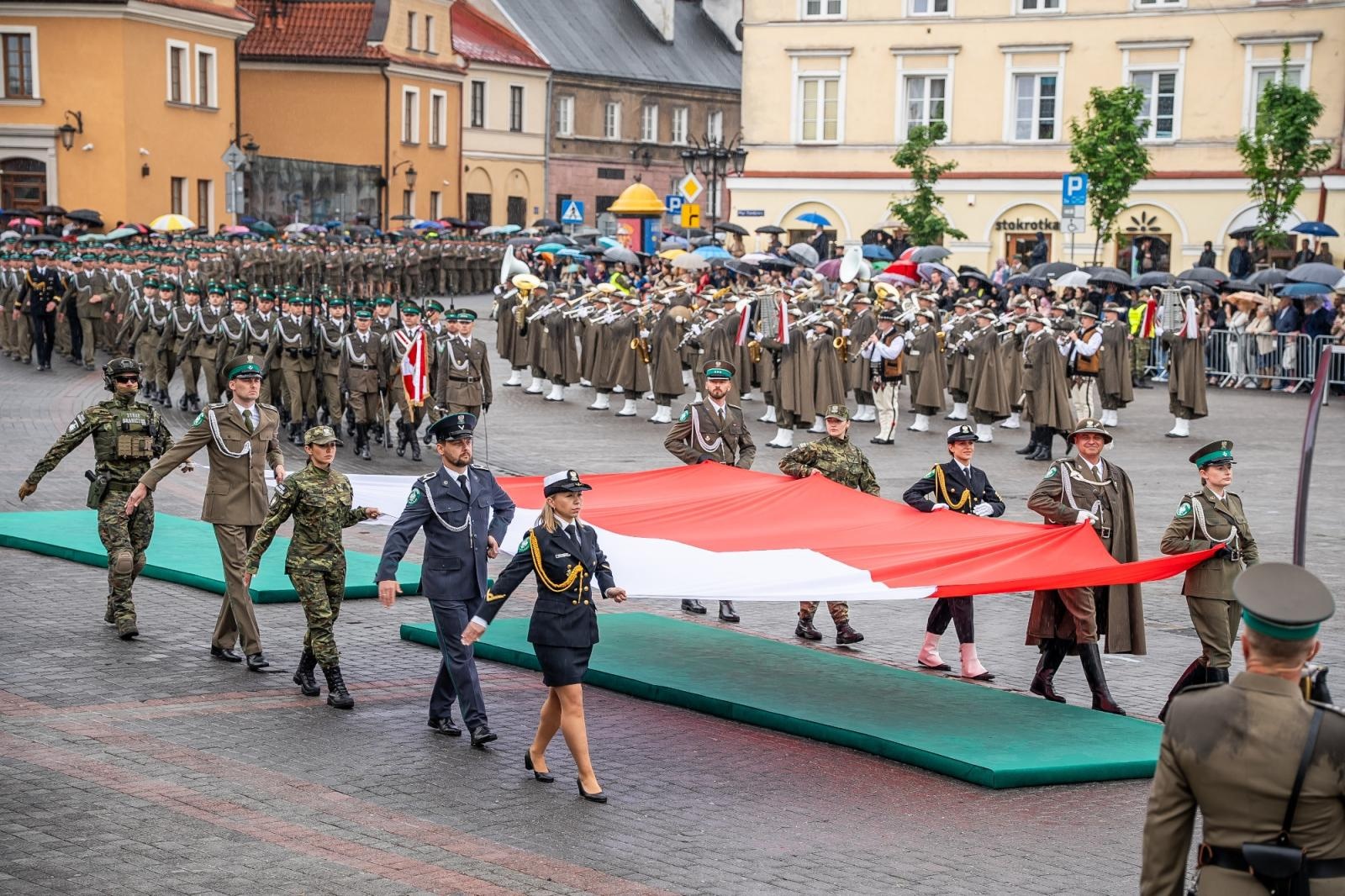 Zdjęcie w galerii na portalu naszraciborz.pl: Śląski Oddział Straży Granicznej podczas Centralnych Obchodów Święta Straży Granicznej w Lublinie wiadomości z regionu