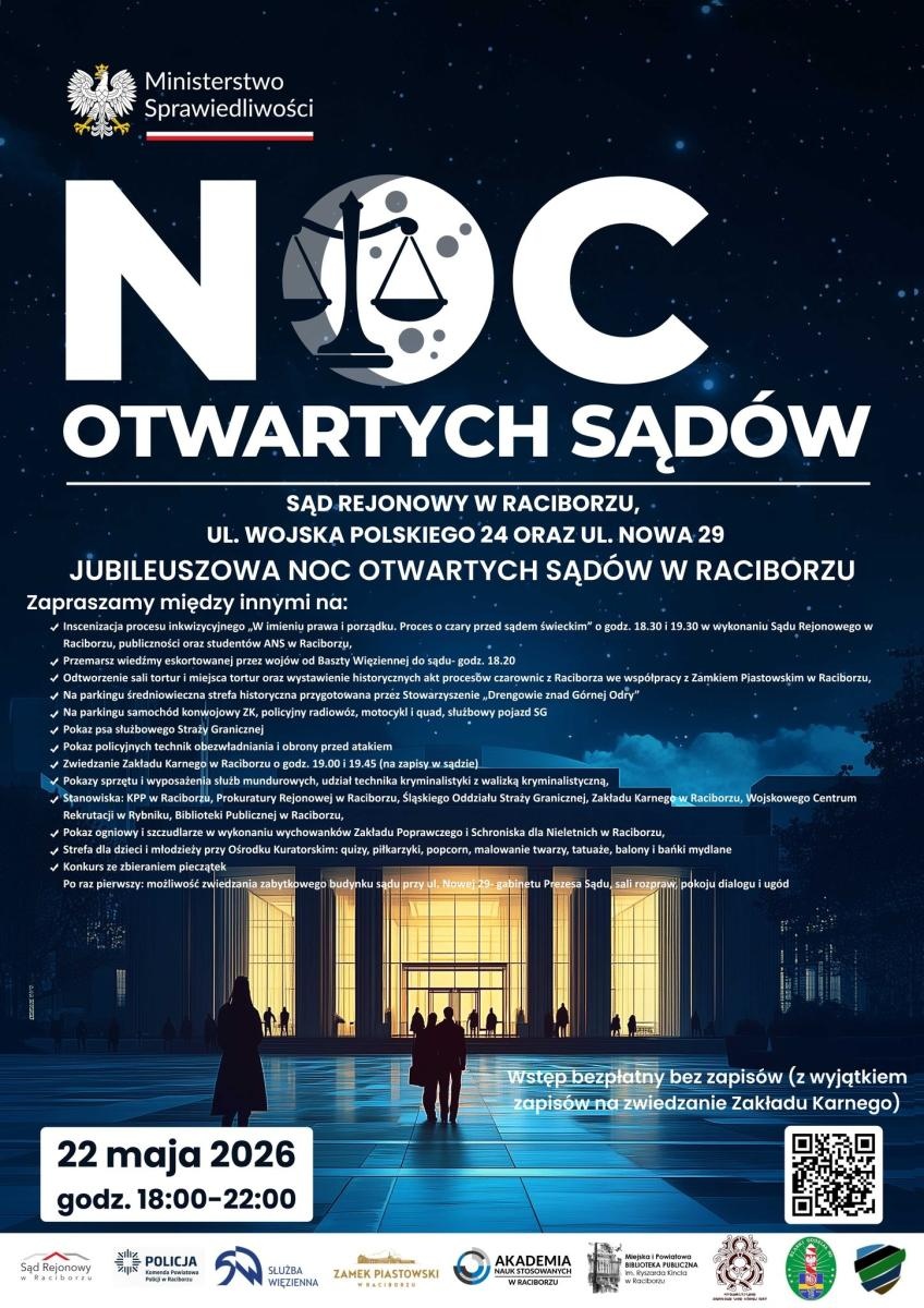 Zdjęcie w galerii na portalu naszraciborz.pl: Jubileuszowa Noc Otwartych Sądów w Raciborzu z okazji 200-lecia Sądu Rejonowego wiadomości z regionu